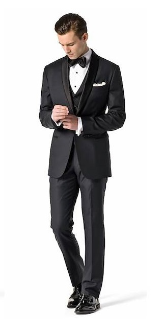 Tailor made Black Tuxedo Suit